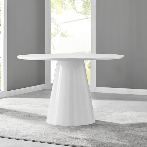 Bless international Tierra Statement Pedestal Round Dining Table ...
